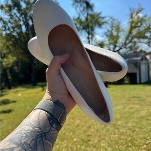 Dream Pairs Women's White Heels